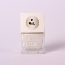 Go Stamp, Лак для стемпинга Pearl 15 (11 мл)