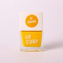 Go Stamp, Лак для стемпинга Sunshine 20 (11 мл)