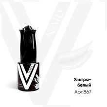 Vogue Nails, Гель-лак - №867 Ультра-белый (10 мл)