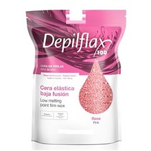 Depilflax, Пленочный воск в гранулах EXTRA Quality Film Wax - Розовый (100 г.)