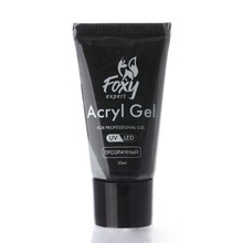 Foxy Expert, Acryl gel - Акрил-гель прозрачный (30 ml)