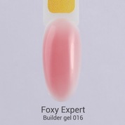 Foxy Expert, Builder gel - Гель для наращивания с кисточкой №016 (15 ml)