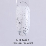 NIK nails, Poppy - Гель-лак №01 (10 мл.)