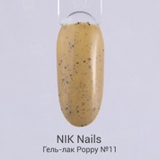 NIK nails, Poppy - Гель-лак №11 (10 мл.)