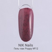 NIK nails, Poppy - Гель-лак №12 (10 мл.)
