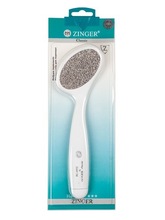 Zinger, Терка педикюрная с лазерной заточкой и пилкой (RC-0902 White)