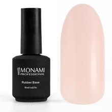 Monami, Rubber Base - Каучуковая цветная камуфлирующая база Cloud Pink (15 мл)