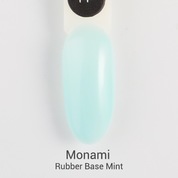 Monami, Rubber Base - Каучуковая цветная камуфлирующая база Mint (15 мл)