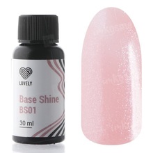 Lovely, Base Shine - База камуфлирующая с шиммером BS01 (30 ml)