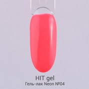 HIT gel, Гель-лак - Neon №04 (9 мл)
