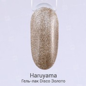 Haruyama, Гель-лак светоотражающий - Disco Золото (8 мл)