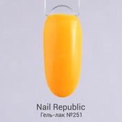 Nail Republic, Гель-лак - Медовый желтый №251 (10 мл.)