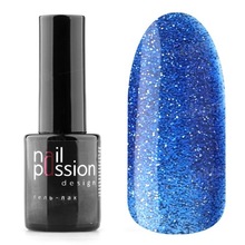 Nail Passion, Светоотражающий гель-лак - Bluemarine Flash №2318 (10 мл)