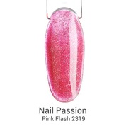 Nail Passion, Светоотражающий гель-лак - Pink Flash №2319 (10 мл)