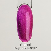 Grattol, Гель-лак светоотражающий Bright - Neon №07 (9 мл)
