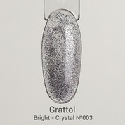 Grattol, Гель-лак светоотражающий Bright - Crystal №03 (9 мл)
