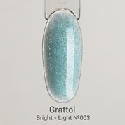 Grattol, Гель-лак светоотражающий Bright - Light №03 (9 мл)
