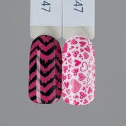 Swanky Stamping, Лак для стемпинга - Hot pink №S47 (6 мл)