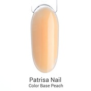 Patrisa Nail, Rubber Color Base - Цветная база Peach (12 мл)