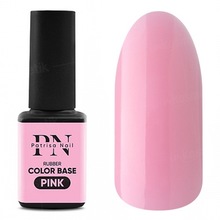 Patrisa Nail, Rubber Color Base - Цветная база Pink (12 мл)