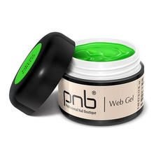 PNB, UV/LED Web Gel Neon Green - Гель-паутинка (зеленый неон, 5 мл.)