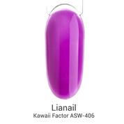 Lianail, Цветное неоновое базовое покрытие - Kawaii Factor ASW-406 №356 (10 мл)