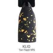 Klio Professional, Топ матовый для гель-лака без липкого слоя Flash №5 (15 мл)