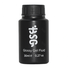 BSG, Glossy Gel Fluid - Универсальный базовый гель для проблемных ногтей (без кисточки, 30 мл)