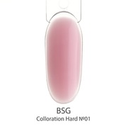BSG, Цветная жесткая база Colloration Hard №01 (15 мл)