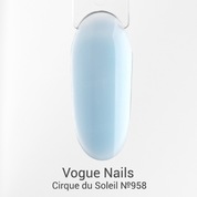 Vogue Nails, Гель-лак светящийся Cirque du Soleil - №958 Роскошный павлин (10 мл)