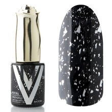 Vogue Nails, Топ с поталью без липкого слоя - Silver (10 мл)