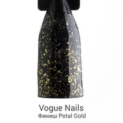 Vogue Nails, Топ с поталью без липкого слоя - Gold (10 мл)