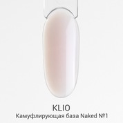 Klio Professional, Камуфлирующее базовое покрытие - Naked №1 (15 мл)