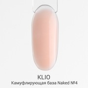 Klio Professional, Камуфлирующее базовое покрытие - Naked №4 (15 мл)