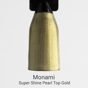 Monami, Super Shine Pearl top Gold - Топ без липкого слоя (8 г)