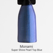 Monami, Super Shine Pearl top Blue - Топ без липкого слоя (8 г)