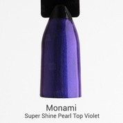 Monami, Super Shine Pearl top Violet - Топ без липкого слоя (8 г)
