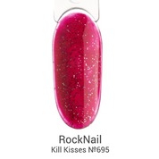 RockNail, Гель-лак - Kill Kisses №695 Cherry Coke (10 мл)