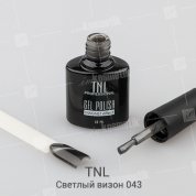 TNL, Гель-лак Кошачий глаз №43 - Светлый визон (10 мл.)