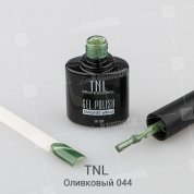 TNL, Гель-лак Кошачий глаз №44 - Оливковый (10 мл.)