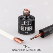 TNL, Гель-лак Metal effect №09 - Коричнево-медный (10 мл.)