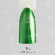 TNL, Гель-лак Metal effect №10 Зеленый (10 мл.)