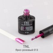 TNL, Гель-лак Metal effect №13 Ярко-розовый (10 мл.)