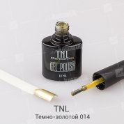 TNL, Гель-лак Metal effect №14 - Темно-золотой (10 мл.)