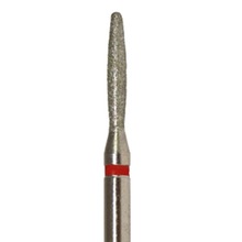 ruNail, Фреза алмазная пламя (с закругленным концом), диам.: 1,8 мм, абразив мелкий