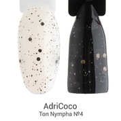 AdriCoco, Топ для гель-лака с блестками без липкого слоя - Nympha №04 Ночной светлячок (8 мл)