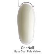 OneNail, Base Coat Pale Yellow - Камуфлирующая база для гель-лака (15 ml)