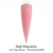 Nail Republic, Art Top Gloss - Provence №20 Персиковая мякоть (10 мл)