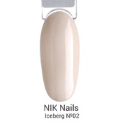 NIK nails, Iceberg - Гель-лак №02 (8 мл)