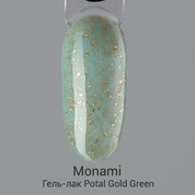 Monami, Гель-лак - Potal Gold Green (8 г)